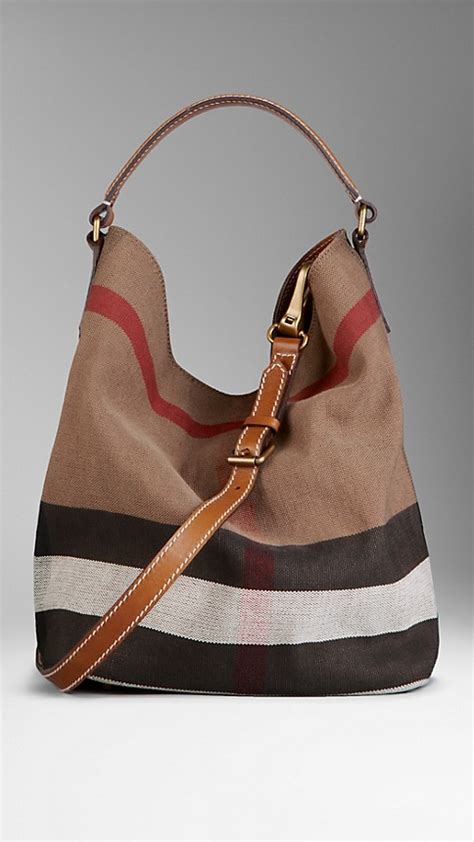 burberry medium brit check hobo bag|Burberry Medium Check Hobo Bag .